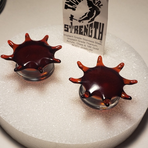 1" glass plugs custom industrial strength … - Picture 2 of 5